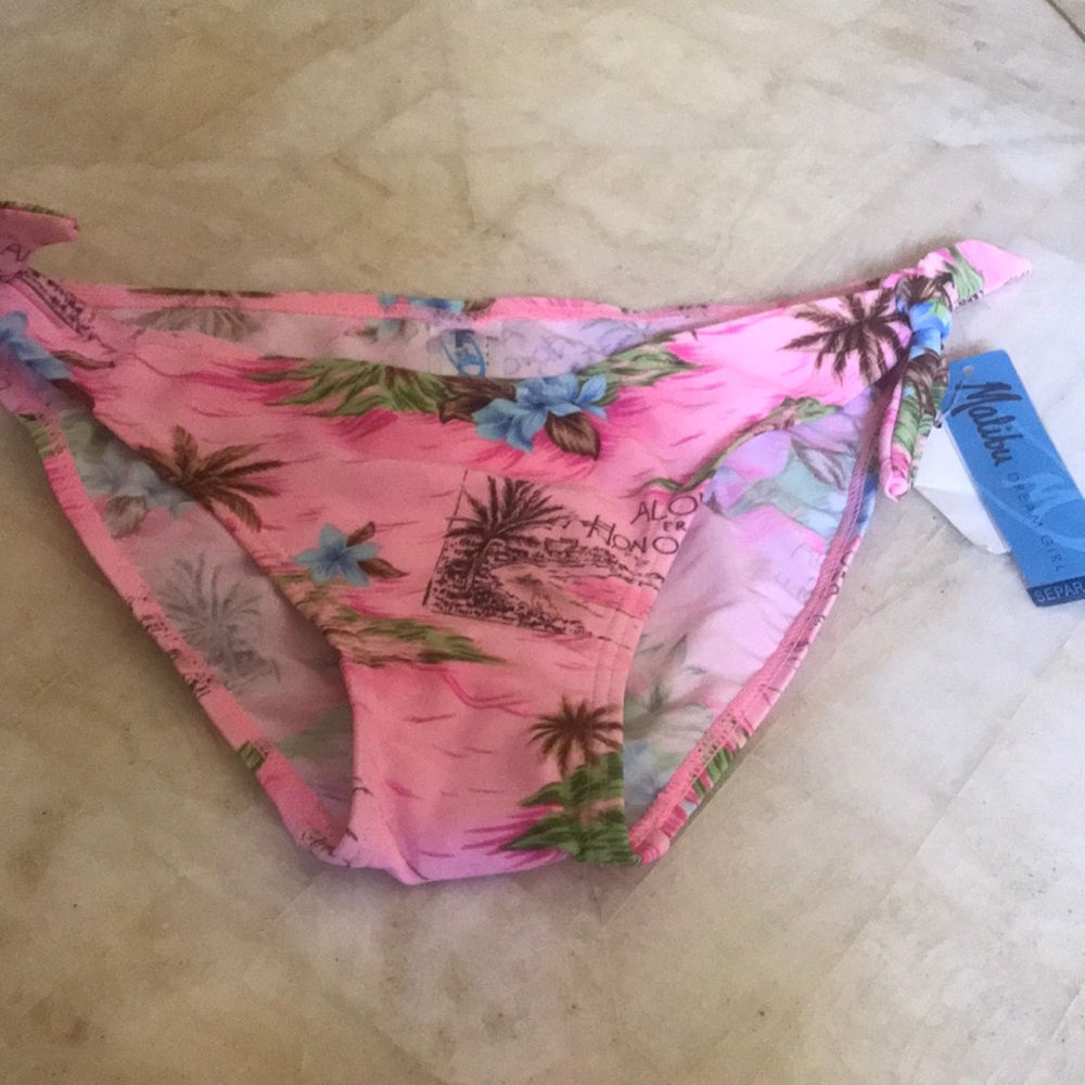 MALIBU DREAM GIRL SEPARATES SIZE S PINK SWIM